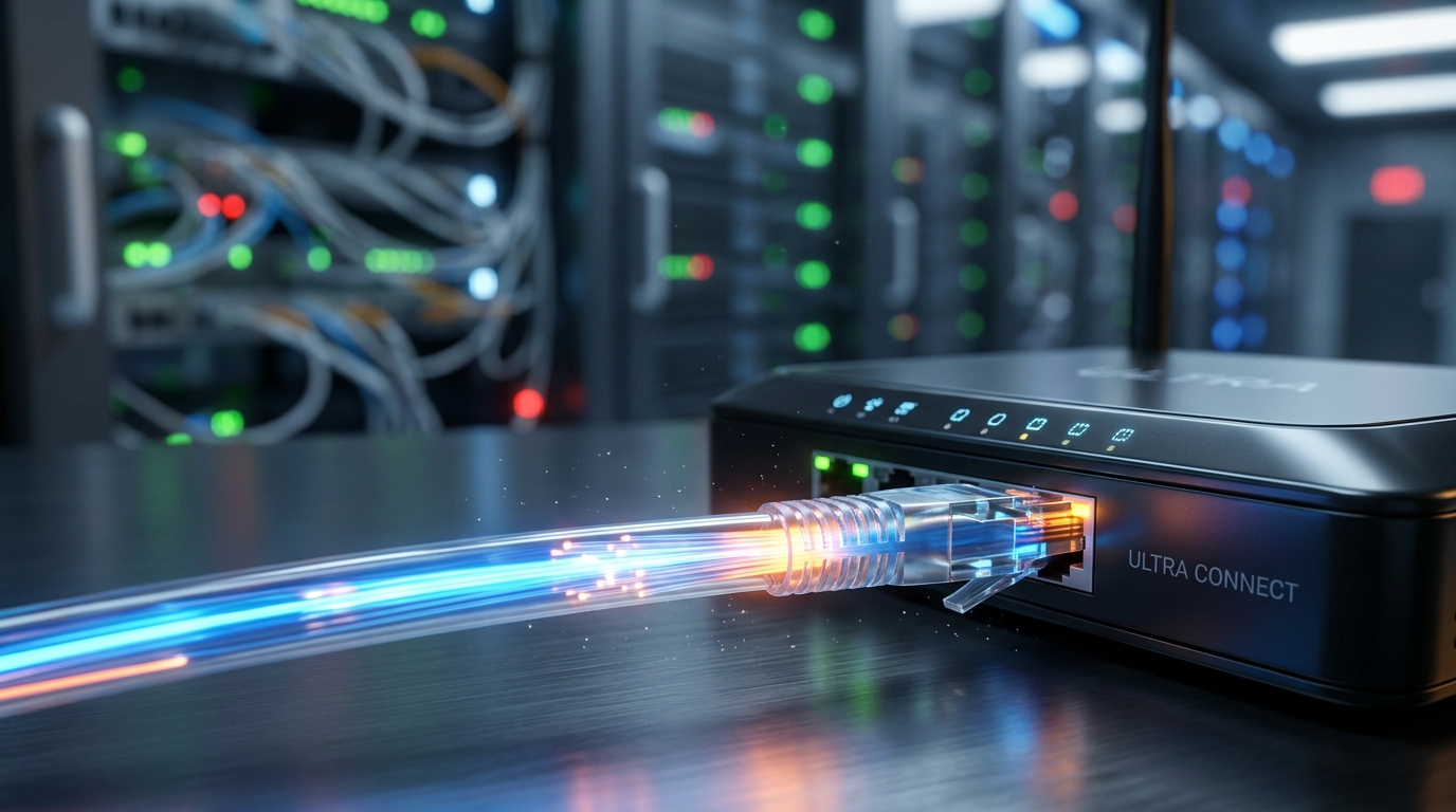 Fiber optic data center interconnect